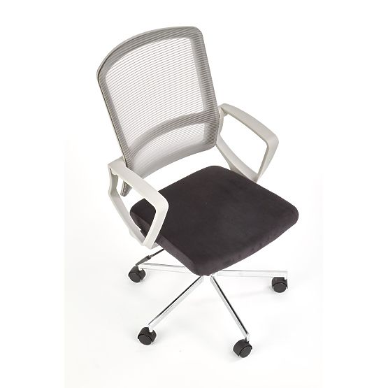 Flicker pisarniški stol - svetlo siv / črn