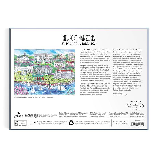 Galison Puzzle Michael Storrings Dvorec v Newportu 1000 kosov