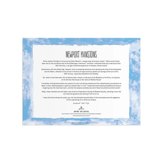 Galison Puzzle Michael Storrings Dvorec v Newportu 1000 kosov