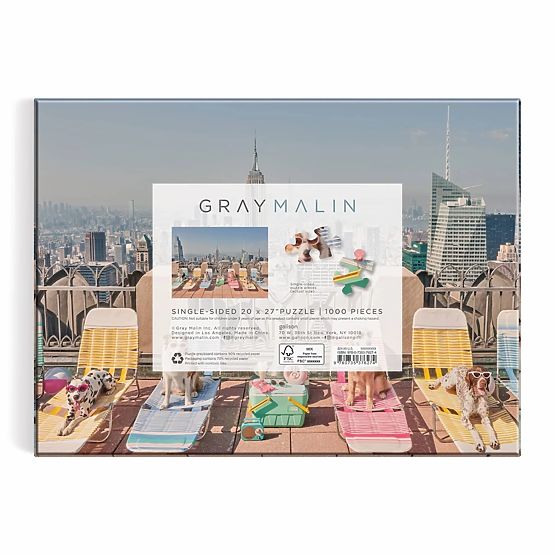 Galison Puzzle Psi v New Yorku Gray Malin 1000 kosov