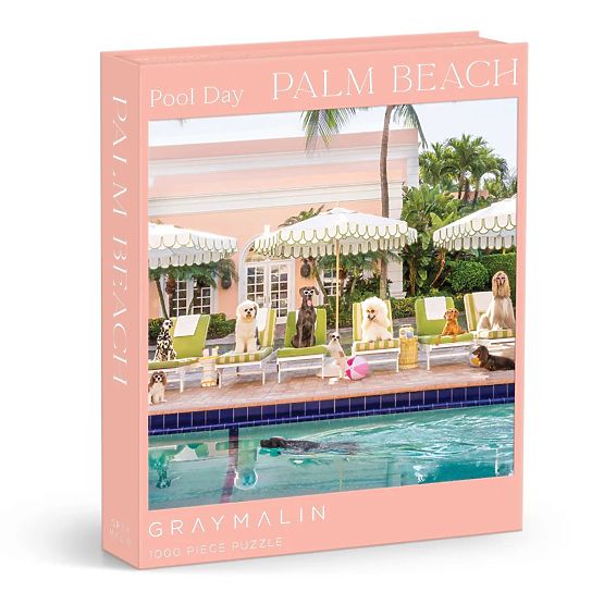 Galison Puzzle Psi v Palm Beach Gray Malin 1000 kosov