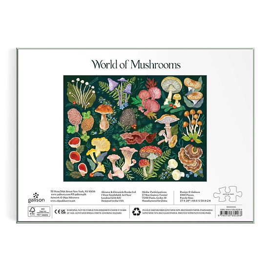 Galison Puzzle Svet gob 1000 kosov
