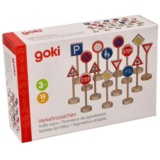 GOKI - lesene izobraževalne prometne znake