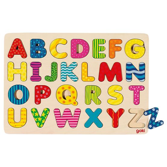 Goki Puzzle ABC sestavljanka abeceda - velike črke