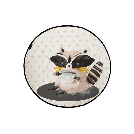 Gospod. Gozdna šola Little Fox Rug - Raccoon
