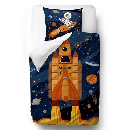 Gospod. Little Fox posteljnina Shuttle - odeja 100 x 130 cm blazina: 60 x 40 cm