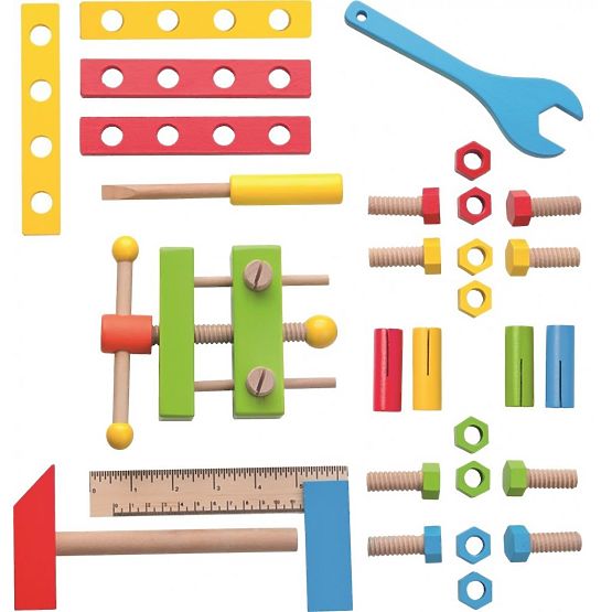 Gradbeni avtobus z orodjem