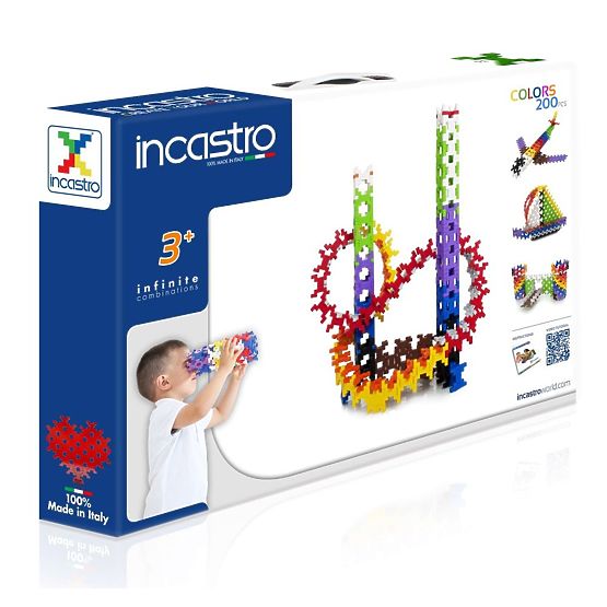 Gradbeni set Incastro, 200 kosov