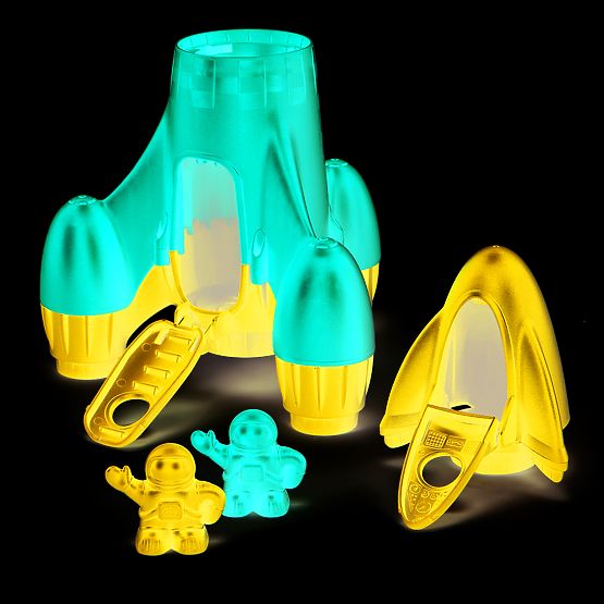 Green Toys Raketa modra