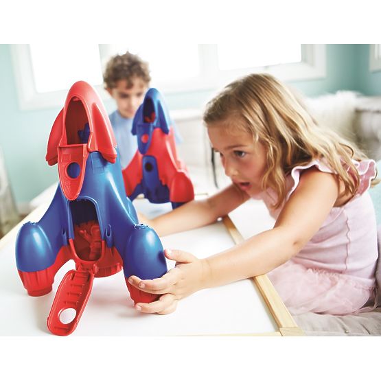 Green Toys Rdeča raketa