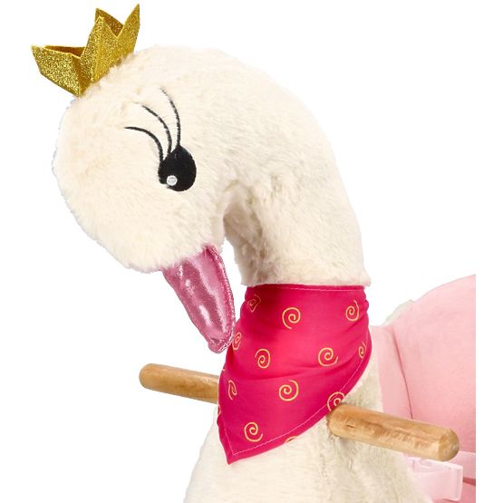 Gugalni konj kraljica labodov s kolesi