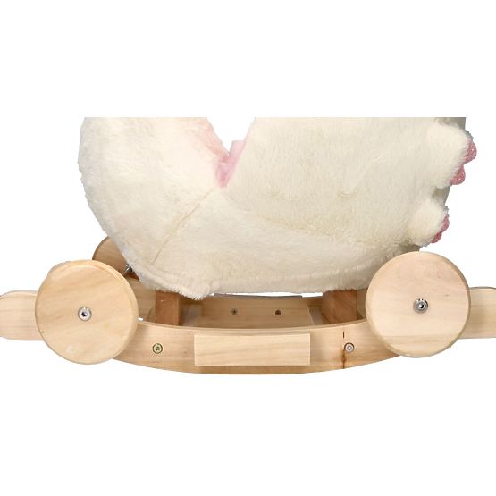 Gugalni konj kraljica labodov s kolesi