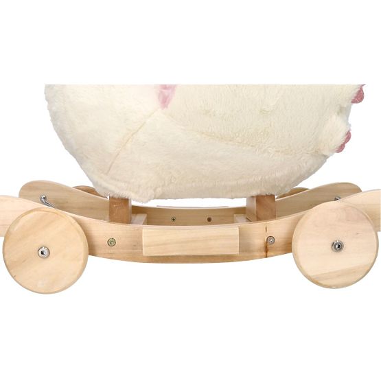 Gugalni konj kraljica labodov s kolesi