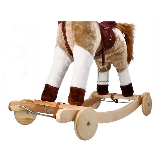 Gugalni konj Mustang s kolesi
