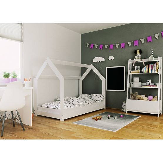 Postelja hiša Stela 160 x 80 cm - bela