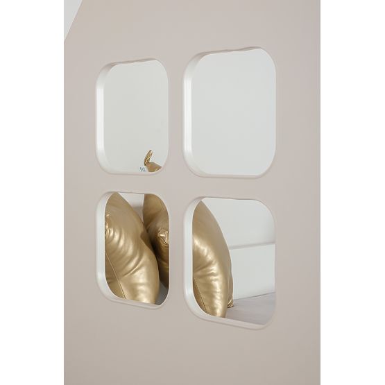 Postelja v obliki hiške Woody 160 x 80 cm - bela