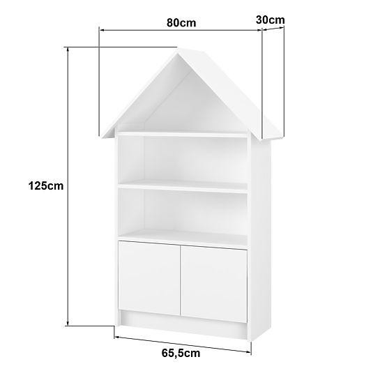 Hišni regal - hrast sonoma