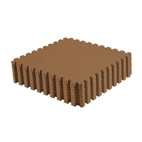Igralna podloga TODDLEKIND 130 x 130 cm - Camel