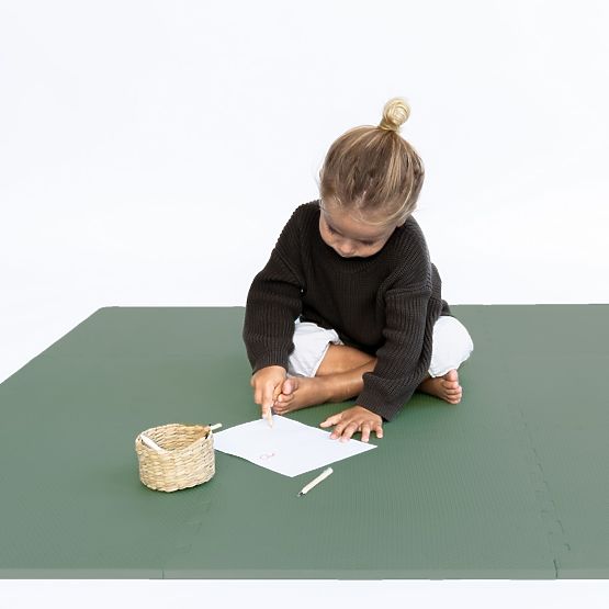 Igralna podloga TODDLEKIND 130 x 130 cm - Moss
