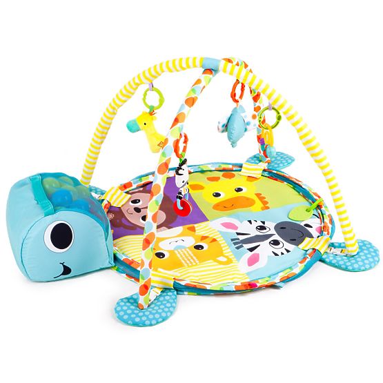 Izobraževalna odeja z žogami - želva