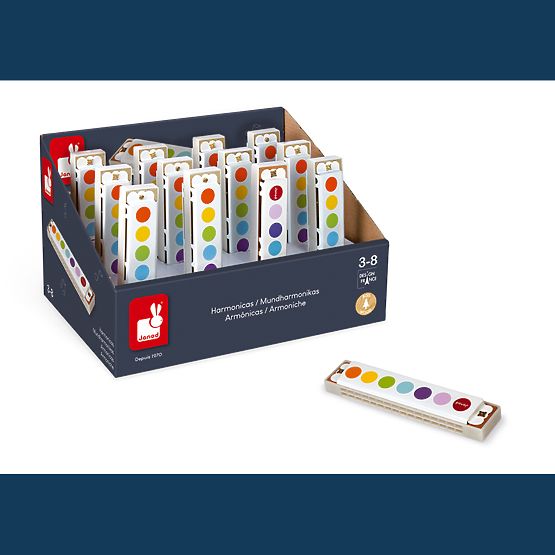 Janod Pihalna harmonika za otroke Confetti