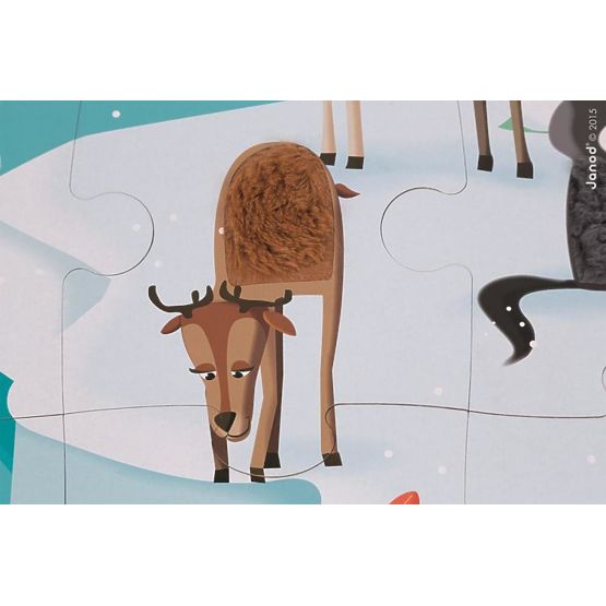 Janod Touch puzzle Življenje na ledu 20 kos