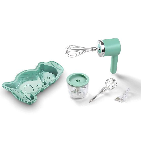 Jata Otroški mini aku set 3 v 1 - mešalnik, sekljalnik in model