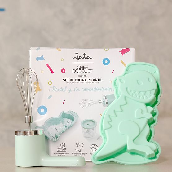 Jata Otroški mini aku set 3 v 1 - mešalnik, sekljalnik in model