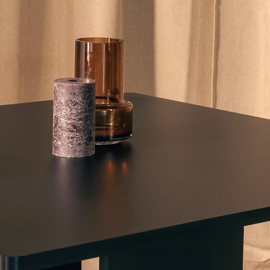 Jedilna miza Gasper 100 cm, kvadratna, črna