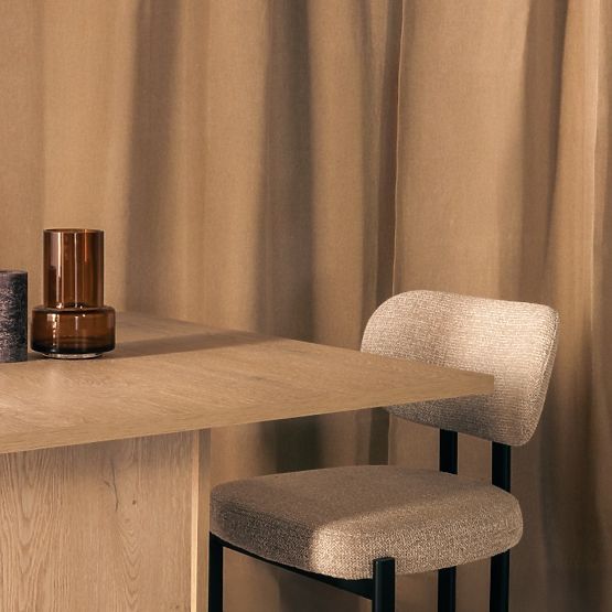 Jedilna miza Gasper 100 cm, kvadratna, Dub Cremona Torro