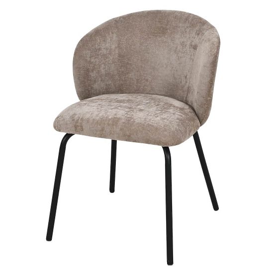 Jedilni stol Larisa, rjava/črne noge