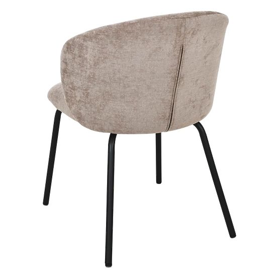 Jedilni stol Larisa, rjava/črne noge