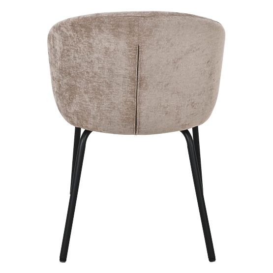 Jedilni stol Larisa, rjava/črne noge