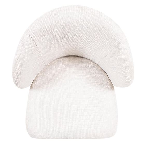 Jedilni stol Larisa, svetlo bež/črne noge