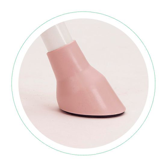 Jedilni stol Prima 2v1 - roza in bel