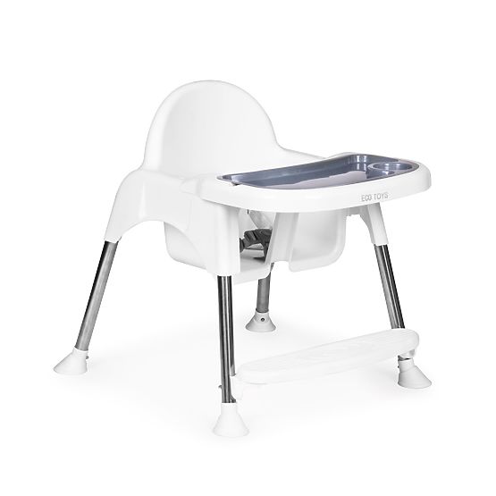 Jedilni stolček 2v1 s pladnjem in pasovi ECOTOYS