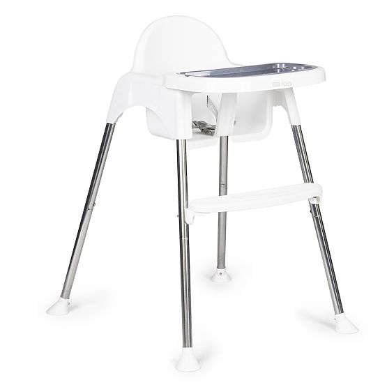 Jedilni stolček 2v1 s pladnjem in pasovi ECOTOYS