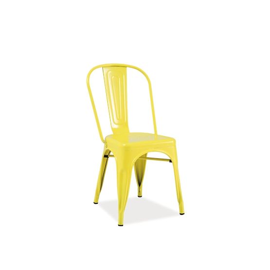 Jídelní židle LOFT žlutá