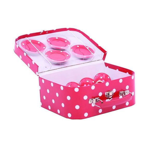 Čajni set iz pikapolonice iz keramike