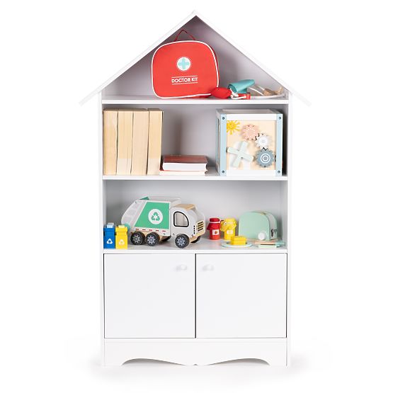 Knjižna omara s prostorom za shranjevanje Domeček