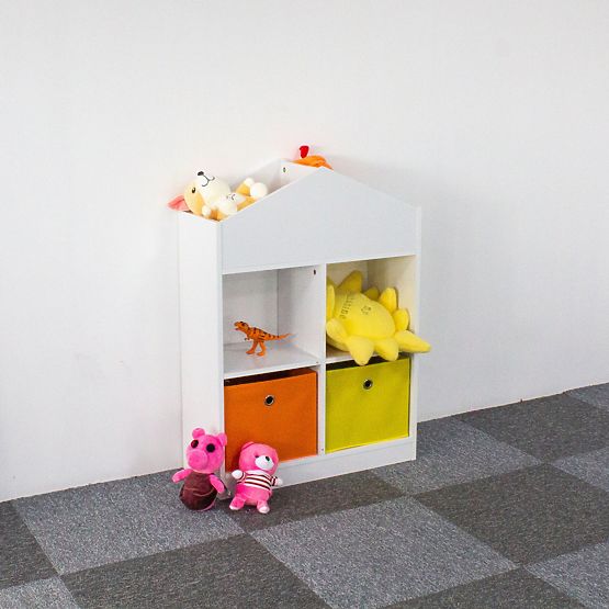 Knjižnica z organizatorji - mala hiša