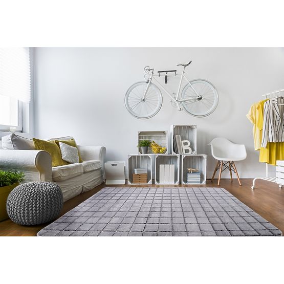 Koberec 3D BRICK grey