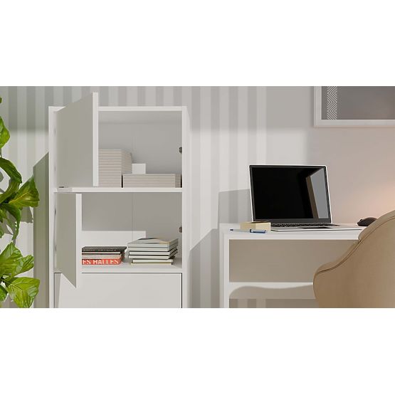 Komoda ALMA BELA Omara 4 Vrata 4 Police