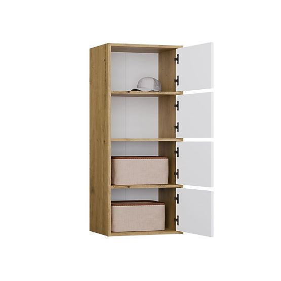 Komoda ALMA Sprednja BELA Korpus HRAST ARTISAN