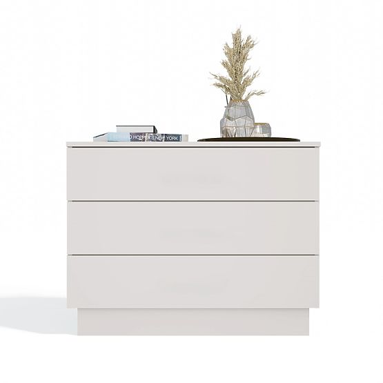 Komoda AMBER 3S Omara 3 Predali za Spalnico Dnevno Sobo KAŠMIR Bež