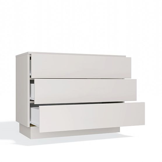 Komoda AMBER 3S Omara 3 Predali za Spalnico Dnevno Sobo KAŠMIR Bež