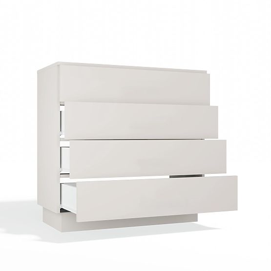 Komoda AMBER 4S Omara 4 Predali za Spalnico Dnevno Sobo KAŠMIR Bež