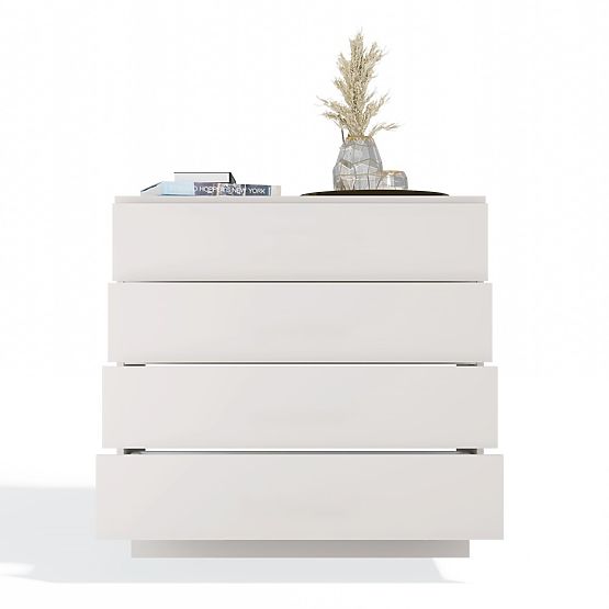 Komoda AMBER 4S Omara 4 Predali za Spalnico Dnevno Sobo KAŠMIR Bež