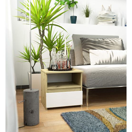 KOMODA CL1 PK HRAST ARTISAN / BELA