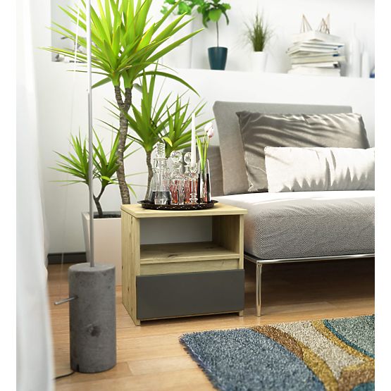 KOMODA CL1 PK HRAST ARTISAN / SIVA